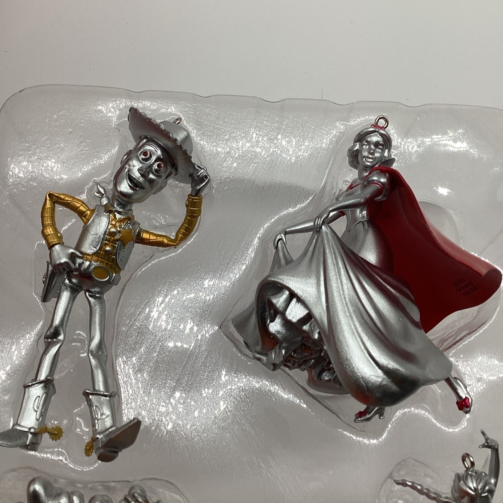 Hallmark Keepsake Disney 100 Pixar & Princesses 4 Ornament Set 2023 QXD6769 NEW - Picture 8 of 8